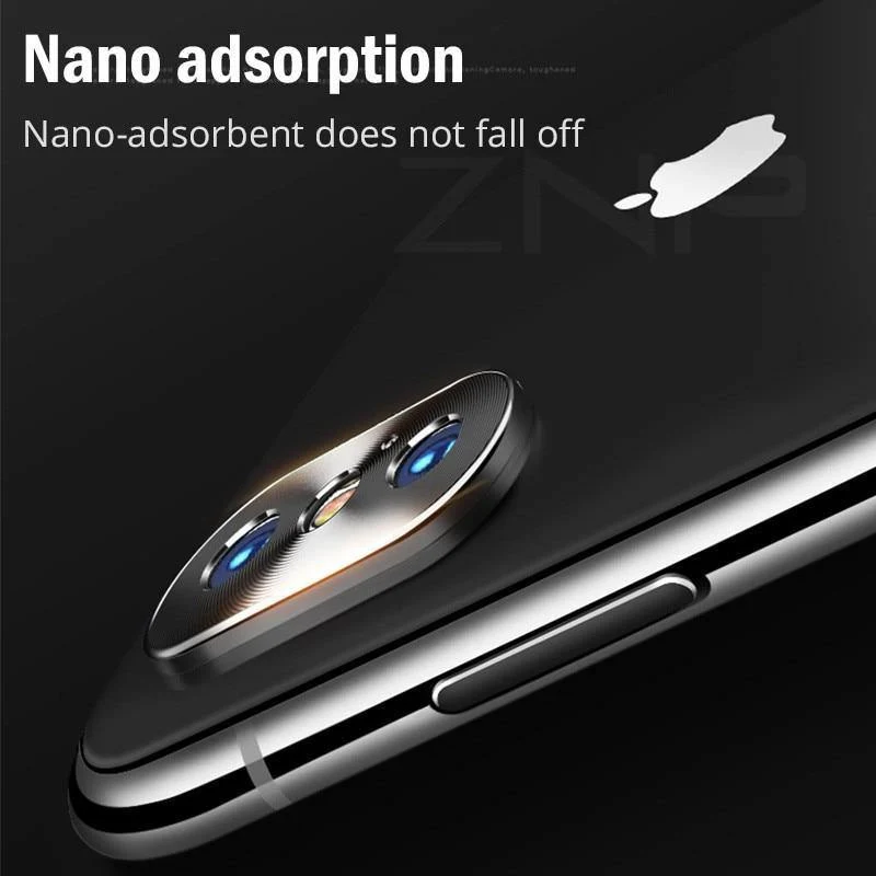 ZNP Volle Abdeckung Telefon Kamera Schutz Film Für iPhone X XS Max XR Telefon Kamera Displayschutzfolie Fall Für iPhone 7 8 Plus