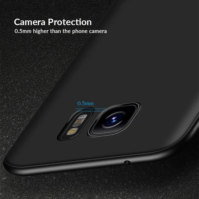 TOPK Ultradünne, hautfreundliche, weiche und schlanke TPU-Telefonhülle für Samsung Galaxy S9 S8 Plus S7 Edge Note 8 Note 9