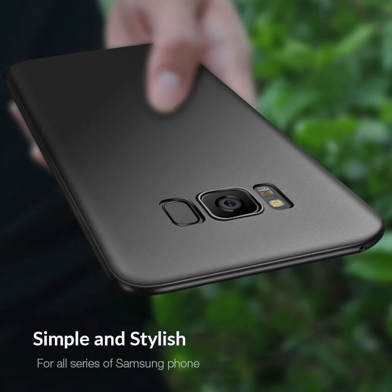 TOPK Ultradünne, hautfreundliche, weiche und schlanke TPU-Telefonhülle für Samsung Galaxy S9 S8 Plus S7 Edge Note 8 Note 9