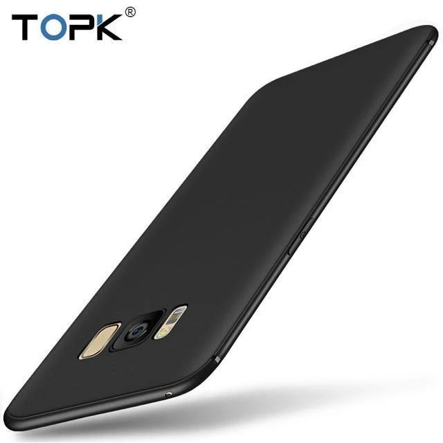 TOPK Ultradünne, hautfreundliche, weiche und schlanke TPU-Telefonhülle für Samsung Galaxy S9 S8 Plus S7 Edge Note 8 Note 9