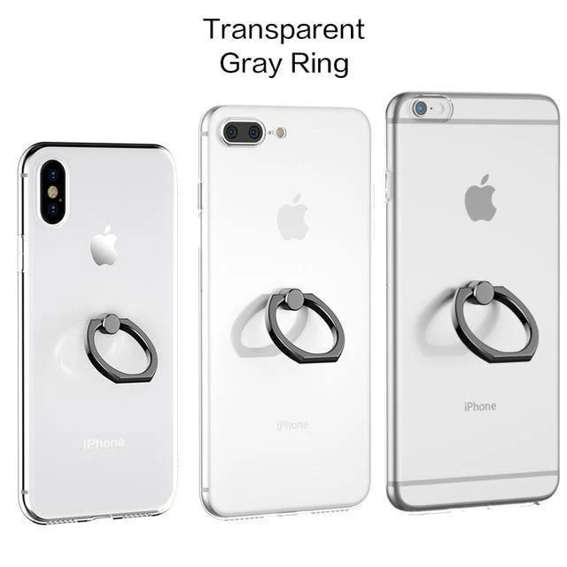 PZOZ Ringhalterhülle für iPhone X 6 6s 7 8 Plus 7P 8P Luxus-Silikon-Mobiltelefon-Schutzhülle Weiche TPU-Rückseiten-Abdeckungsschale