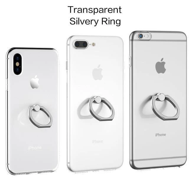 PZOZ Ringhalterhülle für iPhone X 6 6s 7 8 Plus 7P 8P Luxus-Silikon-Mobiltelefon-Schutzhülle Weiche TPU-Rückseiten-Abdeckungsschale