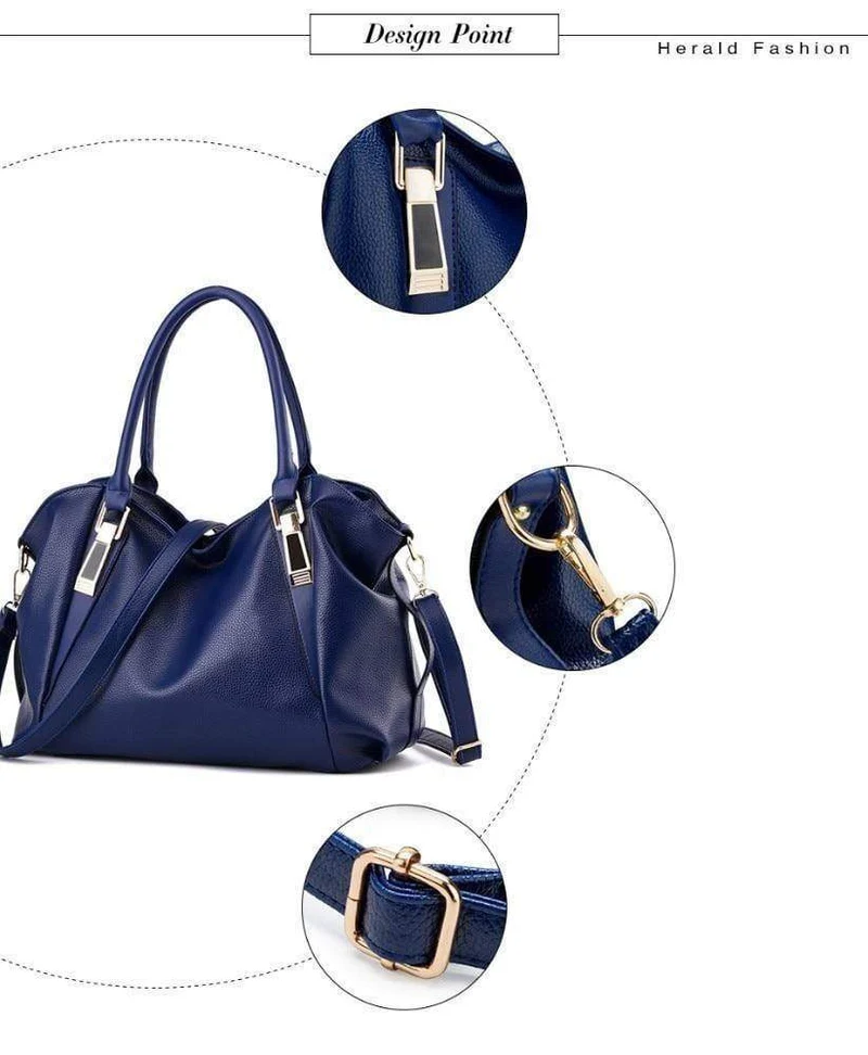Damen Handtaschen Qualität Damen Hobos Einzel Umhängetaschen Vintage Solid Multi-pocket Ladies Totes Taschen Sac