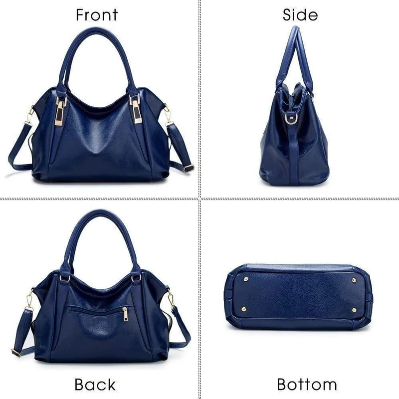 Damen Handtaschen Qualität Damen Hobos Einzel Umhängetaschen Vintage Solid Multi-pocket Ladies Totes Taschen Sac