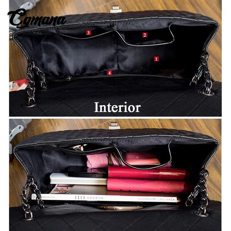 Große Kapazität Tasche Große Umhängetasche Frauen Reisetaschen Leder Pu Stepp Tasche Weibliche Luxus Handtaschen Bolsa Feminina
