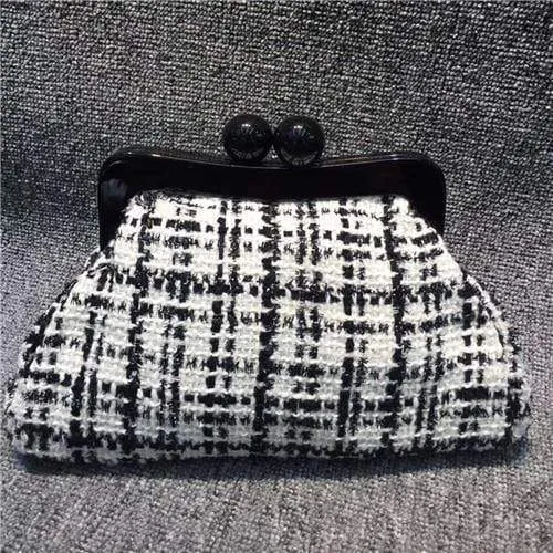 Handtaschen-Schultertaschen-Clip, Abendkupplungen, Acryl-Clip, Umhängetasche, Reißverschluss und Haspe, Einkaufstasche, Kette, Party, Hochzeit