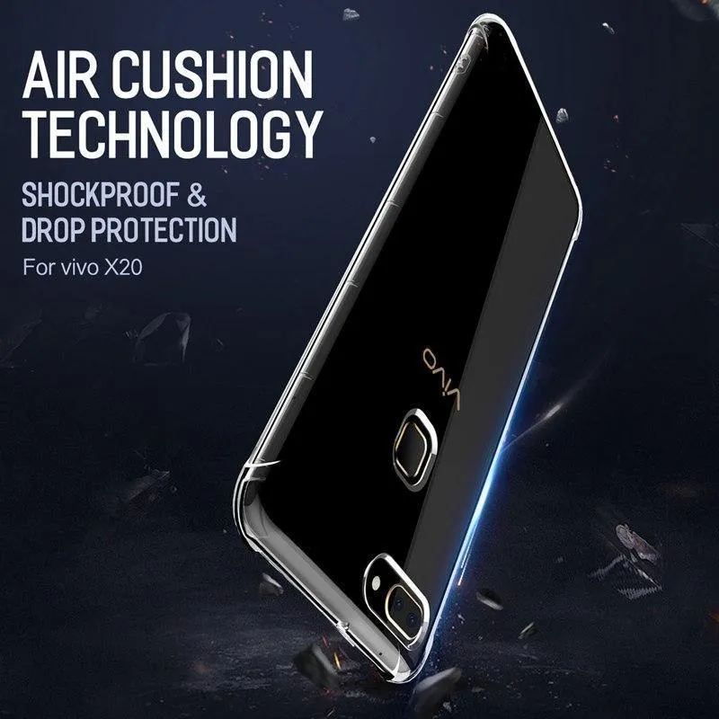 Heavy Duty Protection Silicone Case For Vivo X20, ROCK Anti Knock Phone Case for Vivo X20 TPU Cover Case For Vivo X20