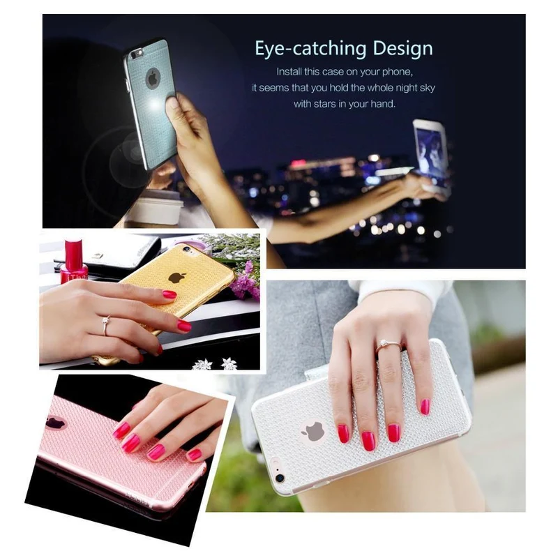 ROCK Fla Phone Case For iPhone 6 plus cover Series Luxury Slim Armor cover shell TPU Slim Cover for iPhone 6 plus Clearance 49%