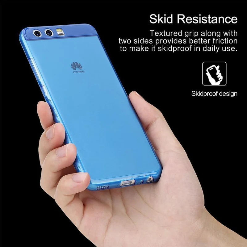ROCK Ace Series Silicone Phone Case for Huawei P10 P10 plus, Transparent TPU Slim Back case cover for Huawei P10/p10 plus