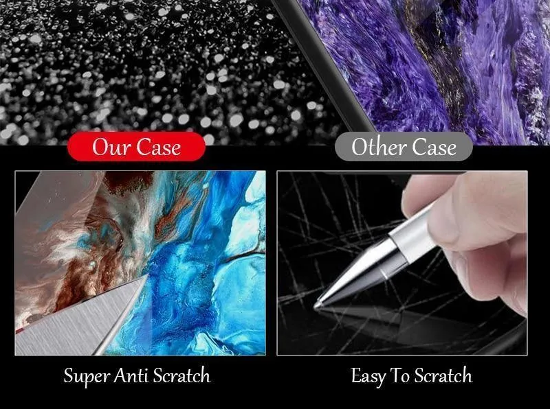 TOMKAS Luxury Marble Phone Case for iPhone X Xs Max Glass PC Agate Back Cover Silicone Soft Edge Coque Case for iPhone XS Max XR