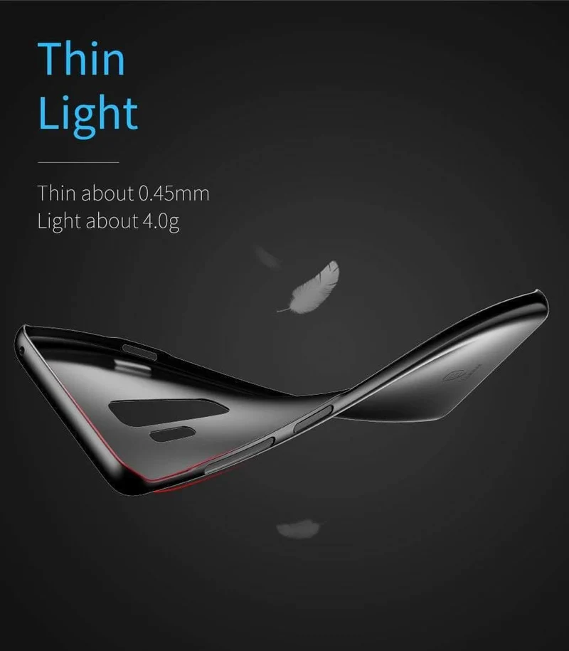 Baseus Super Super Thin Handyhülle für Samsung Galaxy S9 S9+ Ultra Slim Hülle für Samsung S9 Plus Coque