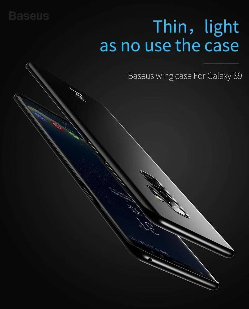 Baseus Super Super Thin Handyhülle für Samsung Galaxy S9 S9+ Ultra Slim Hülle für Samsung S9 Plus Coque
