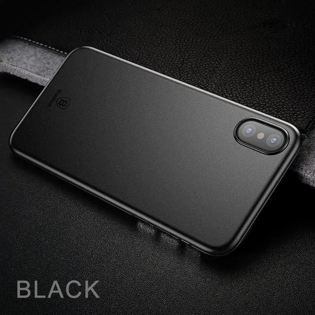 Baseus Luxury Simple Phone Case für iPhone X Glatte Matte PP Case für iPhone X Ultra Thin Zurück Phone Cover für iPhoneX Coque