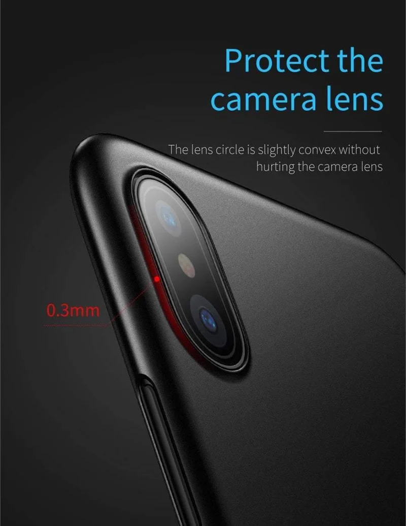 Baseus Luxury Simple Phone Case für iPhone X Glatte Matte PP Case für iPhone X Ultra Thin Zurück Phone Cover für iPhoneX Coque
