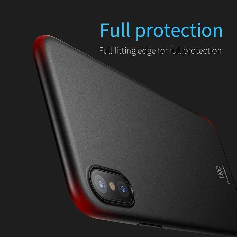 Baseus Luxury Simple Phone Case für iPhone X Glatte Matte PP Case für iPhone X Ultra Thin Zurück Phone Cover für iPhoneX Coque