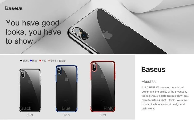 Baseus Für iPhone X Xs Fall Luxus Überzug Hartplastik Telefon Fall Für iPhone Xs XR XS Max 2018 Fällen dünne Zurück Abdeckung Coque
