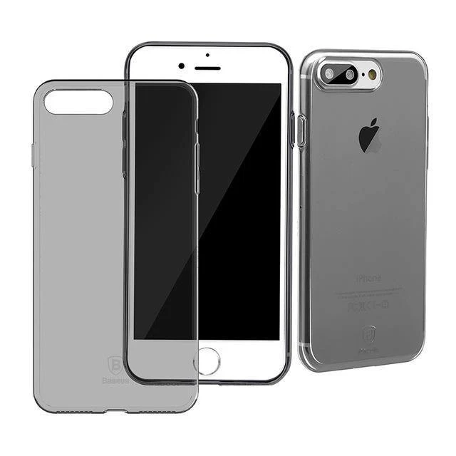 Baseus Ultradünne Hülle für iPhone 7, modische weiche Silikonhülle für iPhone 7, 7 Plus, Schutzhülle, klare Rückseite