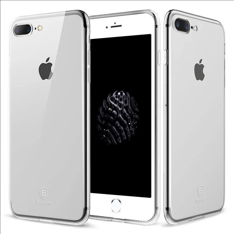 Baseus Ultradünne Hülle für iPhone 7, modische weiche Silikonhülle für iPhone 7, 7 Plus, Schutzhülle, klare Rückseite