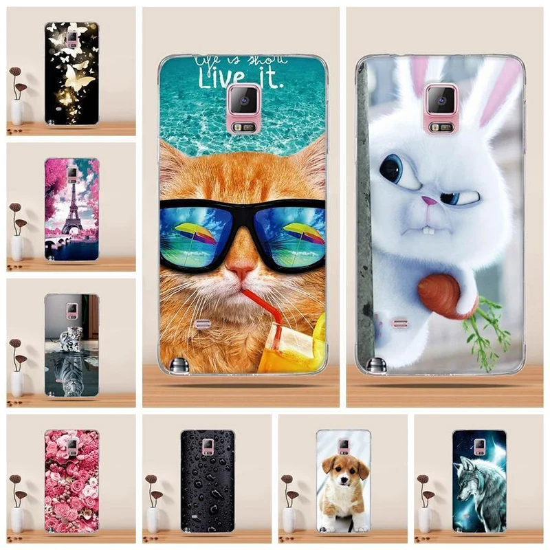 Samsung Galaxy Note 4 Case Cover for Samsung Galaxy Note 4 N9100 Cover Silicon Case for Samsung Galaxy Note 4 Phone Case