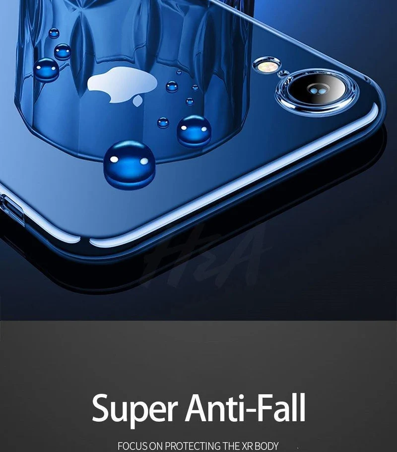 H & A Ultra Dünne Transparente Fall Für Apple iPhone X XS Max XR Fällen Klar Weiche TPU Abdeckung Für iPhone XR XS Max Telefon Fall Capa