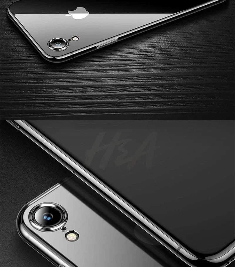 H & A Ultra Dünne Transparente Fall Für Apple iPhone X XS Max XR Fällen Klar Weiche TPU Abdeckung Für iPhone XR XS Max Telefon Fall Capa