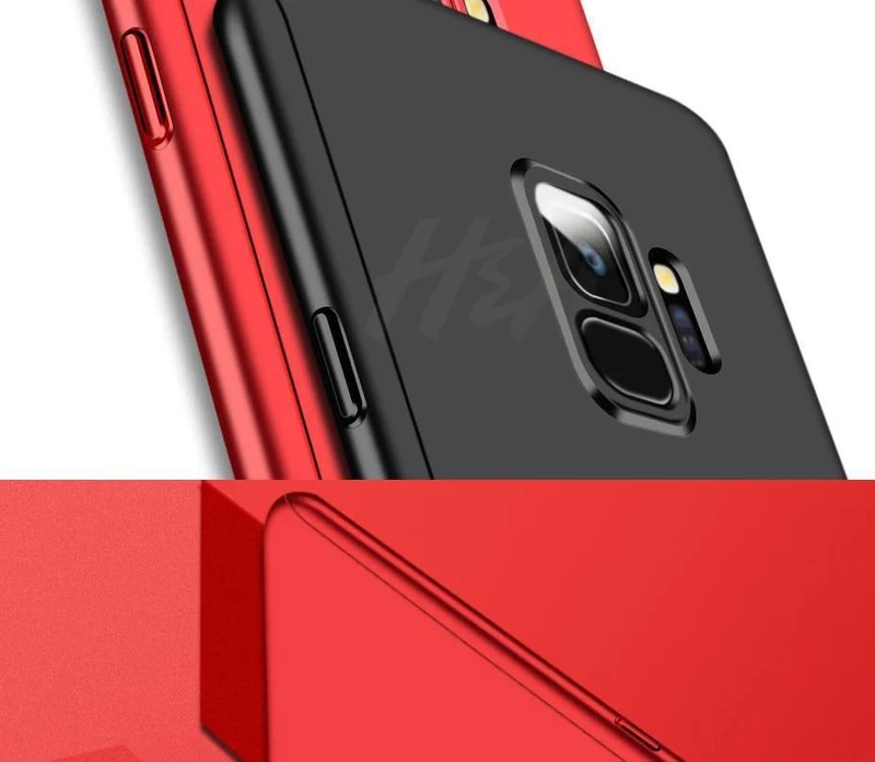 H&A 360-Grad-Vollschutz-Telefonhülle für Samsung Galaxy S9 S8 Plus S7 S6 Edge Displayschutzfolie Telefonabdeckung Note 9 8 S8 Hülle