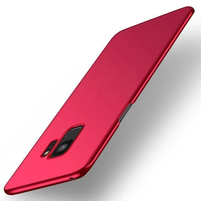 H&A Luxuriöse, schlanke PC-mattierte Hartschutzhülle für Samsung Galaxy S9 S9 Plus, vollständige Abdeckung, Hülle für Samsung S9 Plus, Telefonabdeckung