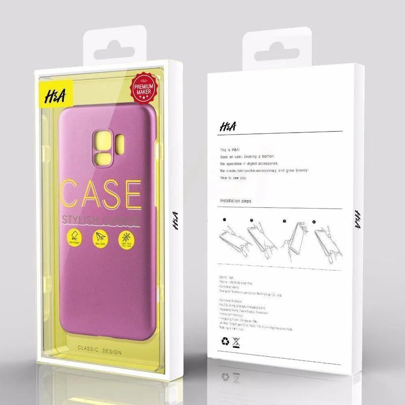 H&A Luxuriöse, schlanke PC-mattierte Hartschutzhülle für Samsung Galaxy S9 S9 Plus, vollständige Abdeckung, Hülle für Samsung S9 Plus, Telefonabdeckung