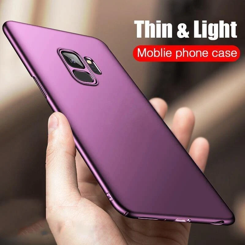 H&A Luxuriöse, schlanke PC-mattierte Hartschutzhülle für Samsung Galaxy S9 S9 Plus, vollständige Abdeckung, Hülle für Samsung S9 Plus, Telefonabdeckung