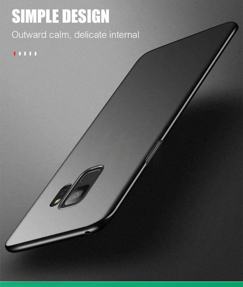 H&A Luxuriöse, schlanke PC-mattierte Hartschutzhülle für Samsung Galaxy S9 S9 Plus, vollständige Abdeckung, Hülle für Samsung S9 Plus, Telefonabdeckung