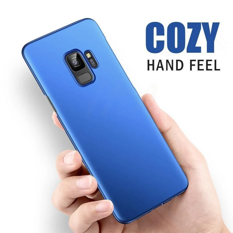 H&A Luxuriöse, schlanke PC-mattierte Hartschutzhülle für Samsung Galaxy S9 S9 Plus, vollständige Abdeckung, Hülle für Samsung S9 Plus, Telefonabdeckung