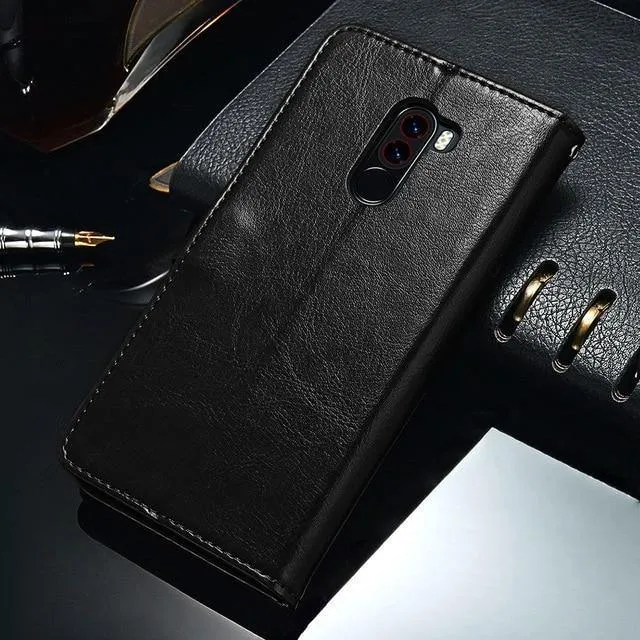 für Xiaomi POCOPHONE F1 Hülle Globale POCO F1 Brieftasche Lederhülle Schutzhülle für Telefon TOMKAS Original POCOPONE F1 Hülle