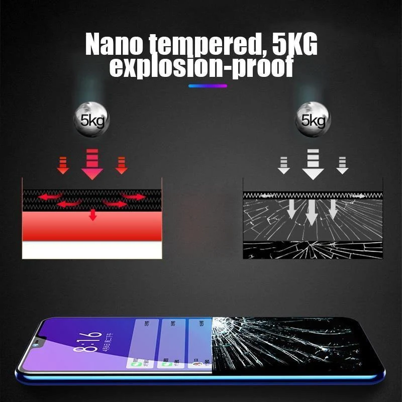 TOMKAS 6D Glas für Xiaomi Redmi Note 6 Pro Glasetui Redmi Note 5 Pro 6 6A 5 Plus für Xiaomi Mi 8 Lite A1 A2 Lite Pocophone F1