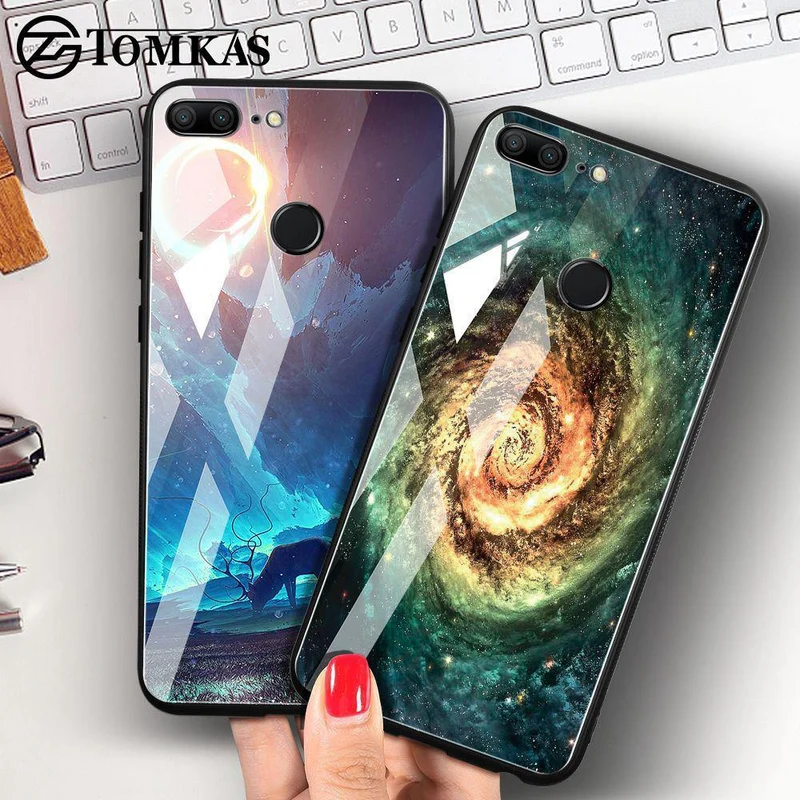 TOMKAS Space Case für Huawei P20 Lite Pro Mate 10 Lite Hüllen Cover P Smart Glass Coque Telefonhülle für Huawei Honor 9 Lite 10