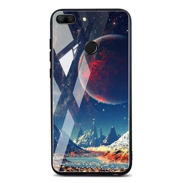 TOMKAS Space Case für Huawei P20 Lite Pro Mate 10 Lite Hüllen Cover P Smart Glass Coque Telefonhülle für Huawei Honor 9 Lite 10