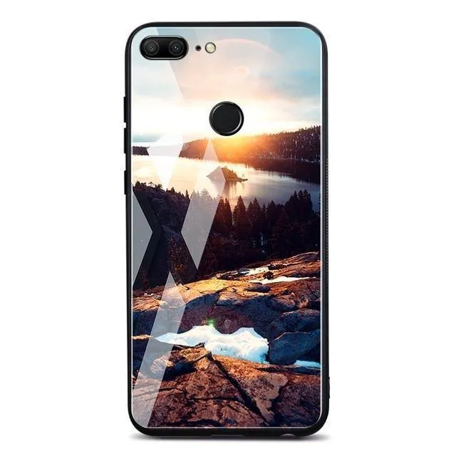 TOMKAS Space Case für Huawei P20 Lite Pro Mate 10 Lite Hüllen Cover P Smart Glass Coque Telefonhülle für Huawei Honor 9 Lite 10
