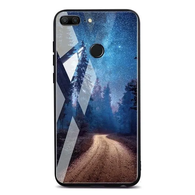 TOMKAS Space Case für Huawei P20 Lite Pro Mate 10 Lite Hüllen Cover P Smart Glass Coque Telefonhülle für Huawei Honor 9 Lite 10
