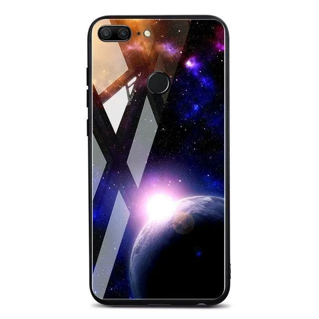 TOMKAS Space Case für Huawei P20 Lite Pro Mate 10 Lite Hüllen Cover P Smart Glass Coque Telefonhülle für Huawei Honor 9 Lite 10