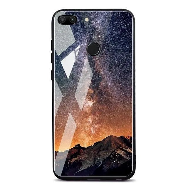 TOMKAS Space Case für Huawei P20 Lite Pro Mate 10 Lite Hüllen Cover P Smart Glass Coque Telefonhülle für Huawei Honor 9 Lite 10
