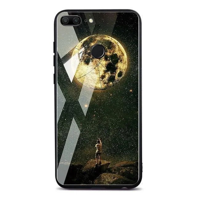 TOMKAS Space Case für Huawei P20 Lite Pro Mate 10 Lite Hüllen Cover P Smart Glass Coque Telefonhülle für Huawei Honor 9 Lite 10
