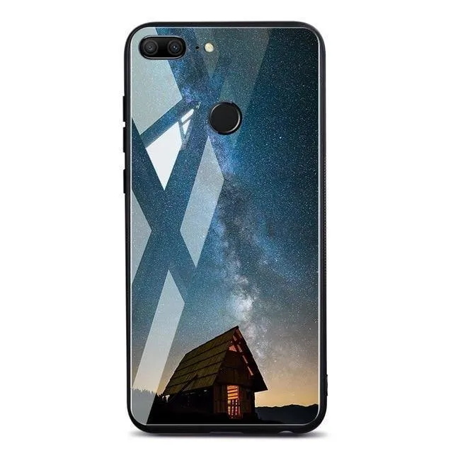 TOMKAS Space Case für Huawei P20 Lite Pro Mate 10 Lite Hüllen Cover P Smart Glass Coque Telefonhülle für Huawei Honor 9 Lite 10