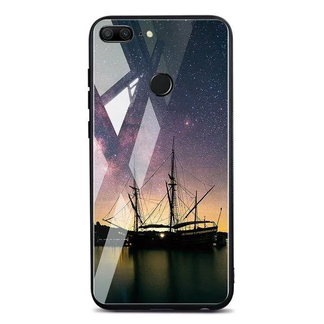 TOMKAS Space Case für Huawei P20 Lite Pro Mate 10 Lite Hüllen Cover P Smart Glass Coque Telefonhülle für Huawei Honor 9 Lite 10