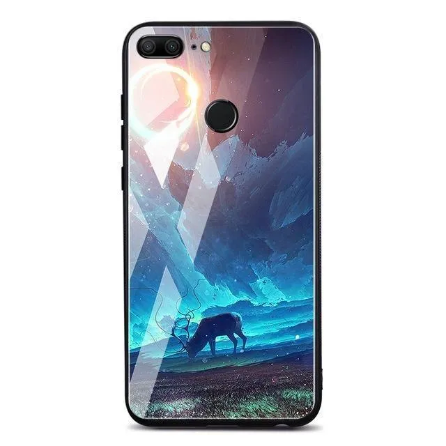TOMKAS Space Case für Huawei P20 Lite Pro Mate 10 Lite Hüllen Cover P Smart Glass Coque Telefonhülle für Huawei Honor 9 Lite 10