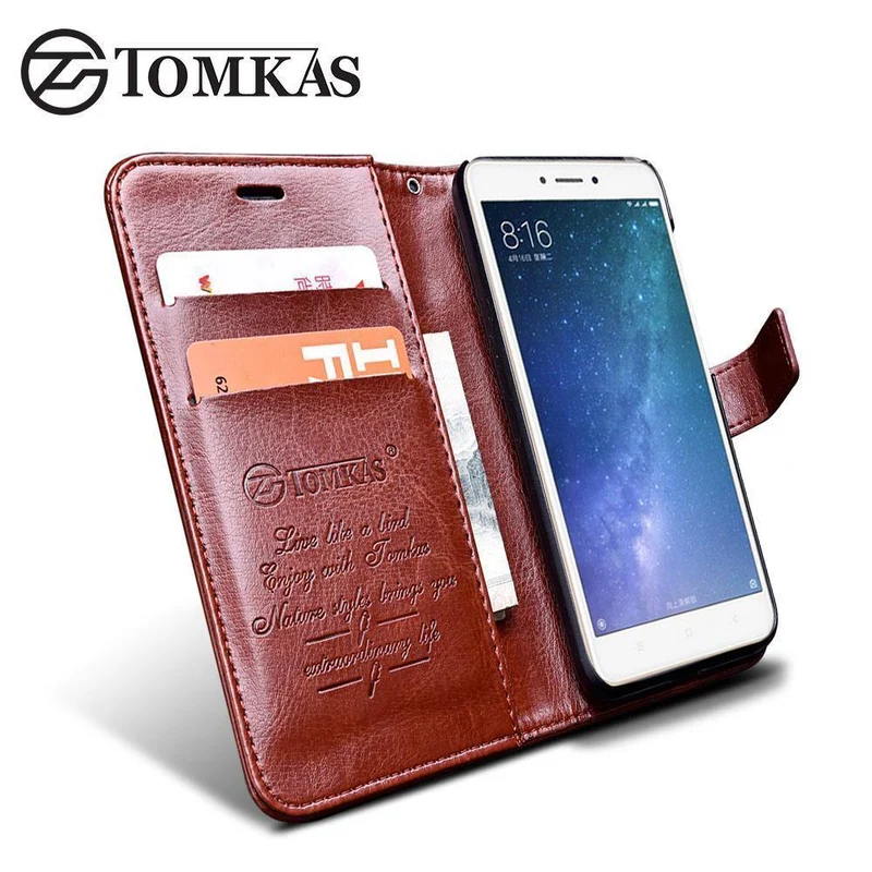 Xiaomi Redmi 4X Hülle 5.0 Wallet Flip PU Lederhülle für Xiaomi Redmi 4X Pro Xiomi Handytasche mit Ständer TOMKAS