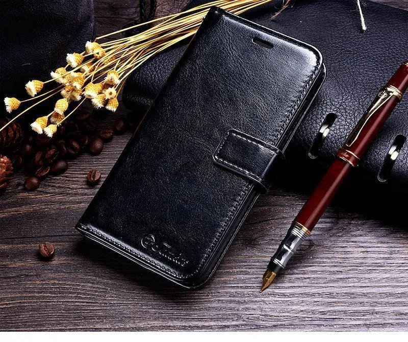 Xiaomi Redmi 4X Hülle 5.0 Wallet Flip PU Lederhülle für Xiaomi Redmi 4X Pro Xiomi Handytasche mit Ständer TOMKAS