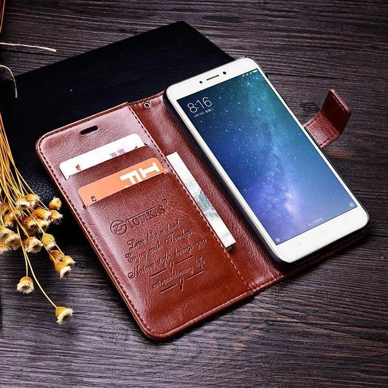 Xiaomi Redmi 4X Hülle 5.0 Wallet Flip PU Lederhülle für Xiaomi Redmi 4X Pro Xiomi Handytasche mit Ständer TOMKAS