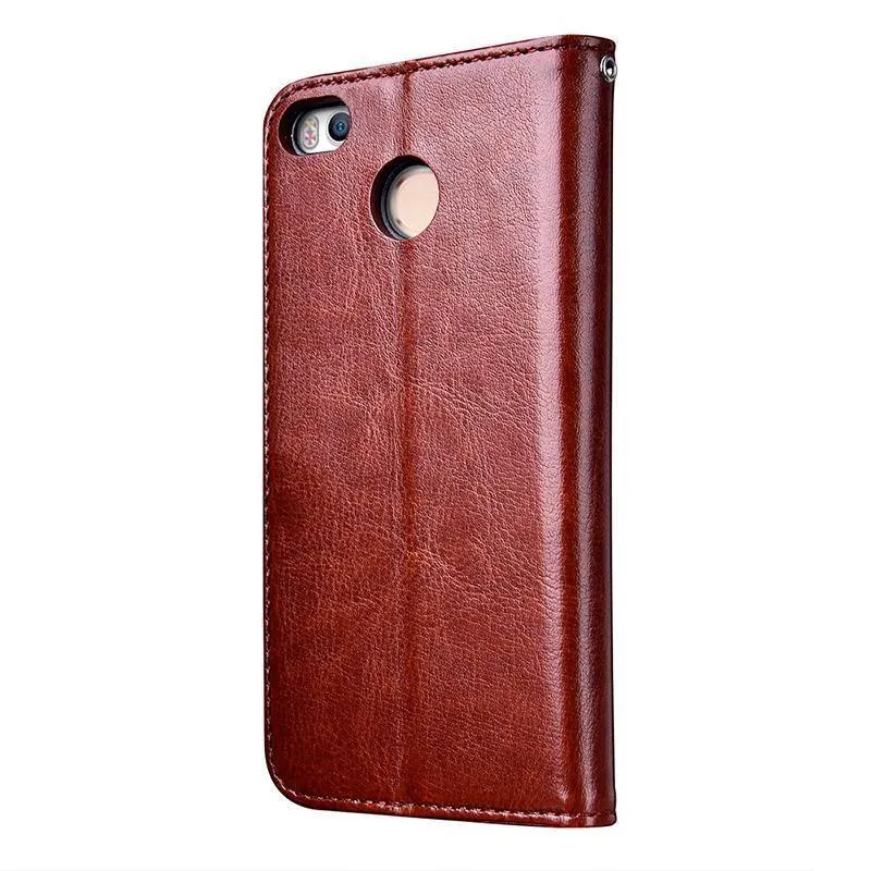 Xiaomi Redmi 4X Hülle 5.0 Wallet Flip PU Lederhülle für Xiaomi Redmi 4X Pro Xiomi Handytasche mit Ständer TOMKAS