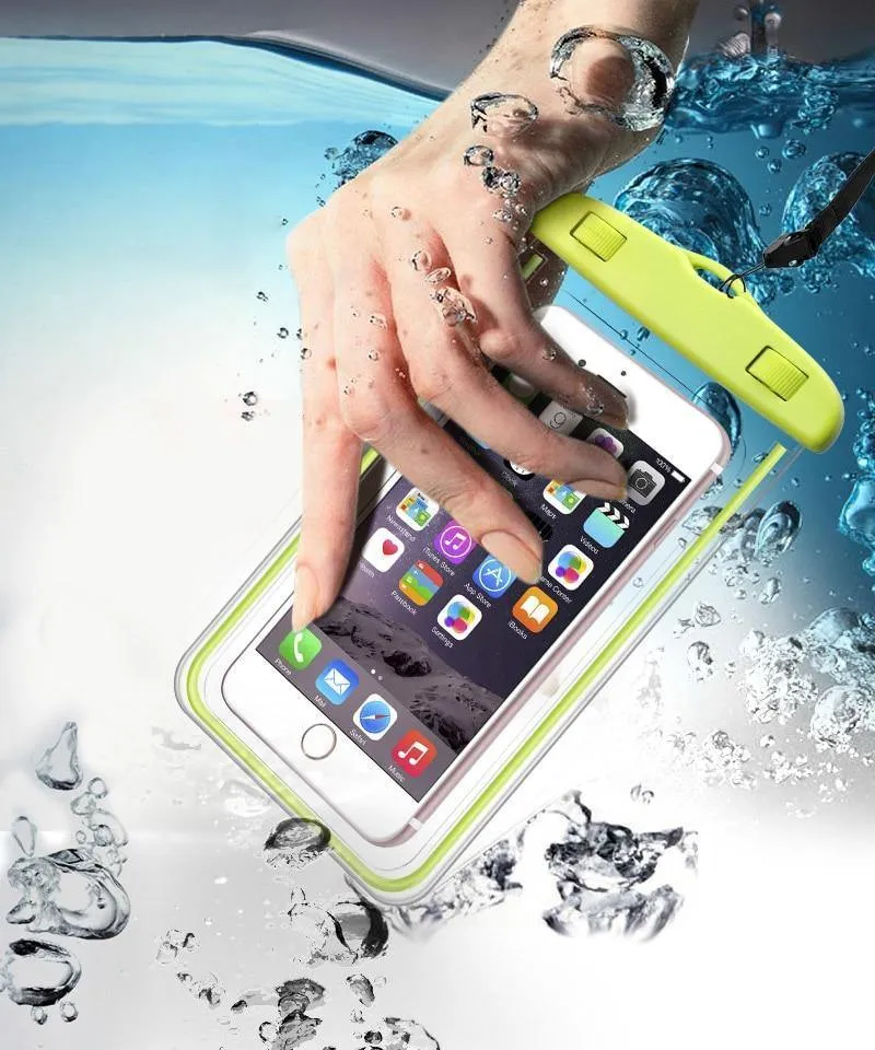 Universelle wasserdichte Hülle für iPhone 5S 6 6S 7 Plus Samsung Xiaomi Redmi 3s Note 3 4 Pro MI5 Abdeckung Wasserdichte Tasche Max 6" Telefon