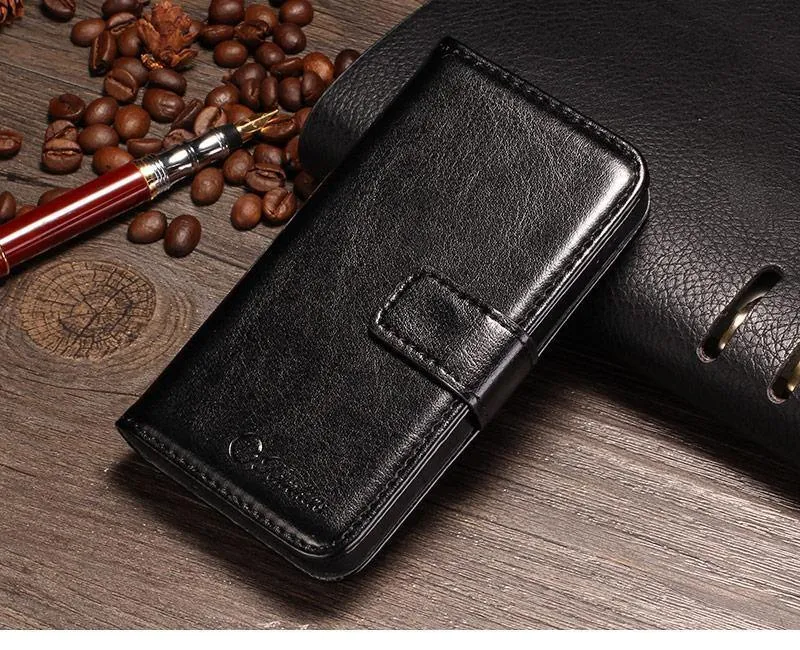 TOMKAS 4S Flip Brieftasche PU Ledertasche für iPhone 4 4S Abdeckung Vintage Coque Handytasche Hüllen für Apple iPhone 4S mit Kartenhalter
