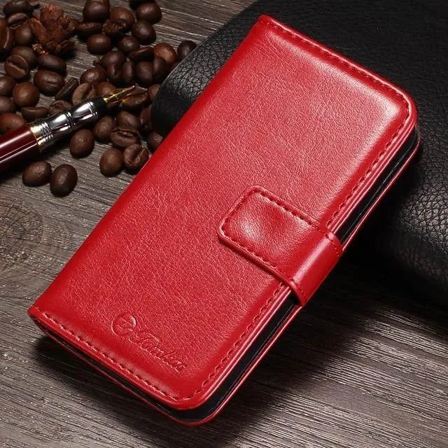 TOMKAS 4S Flip Brieftasche PU Ledertasche für iPhone 4 4S Abdeckung Vintage Coque Handytasche Hüllen für Apple iPhone 4S mit Kartenhalter